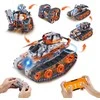 Konstruktorius vaikams 5in1: robotas, mašina valdoma pulteliu. Edukaciniai žaislai, robotų rinkinys, inžinerinis konstruktorius.
