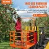 Krautuvo apsauginis narvas, su ratukais, 635 kg talpos, platforma darbui aukštyje, platforma darbui ore
