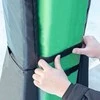 Krepšinio stulpo apsauga 163 cm, visoms oro sąlygoms atspari apsauga, 180x180 mm kvadratinio stulpo apsauga, juoda stulpo apsauga