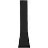 Krepšinio stulpo apsauga 163 cm, visoms oro sąlygoms atspari apsauga, 180x180 mm kvadratinio stulpo apsauga, juoda stulpo apsauga