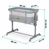 Nukido pristatoma kelioninė lovytė 0-5mėnesių, 9kg, NK-243