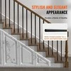 Laiptinės metaliniai balustrai, 19 x 19 x 810 mm, aliuminio dekoratyviniai turėklų statramsčiai, terasos turėklai