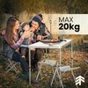 Sulankstomas stovyklavimo stalas ir kėdžių rinkinys, nešiojamas pikniko stalas, 5 dalių lauko rinkinys sodui, paplūdimiui ir stovyklavimui