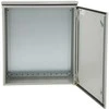 Lauko elektros dėžė, NEMA 4, hermetiška, 60x60x30 cm, metalinė, pramoninė, su vyriais, atspari vandeniui