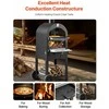 Lauko picos krosnelė, 600°C aukšta temperatūra, nešiojama malkomis kūrenama krosnelė kepsninei, greitas picos gamintojas, medienos granulių krosnelė