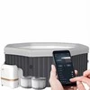 Mspa Lauko sūkurinė vonia, 6 asmenų SPA su WiFi, pilka panelė, nešiojamas sūkurys, namų SPA, atpalaiduojantis SPA