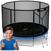 Lauko trampolinas 183 cm su apsauginiu tinklu ir kopėčiomis, sodo trampolinas, vaikiškas trampolinas, apvalus trampolinas
