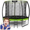 Lauko trampolinas su vidiniu apsauginiu tinklu, 312 cm apvalus trampolinas, trampolinas kieme, sodo trampolinas