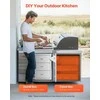 Lauko virtuvės stalčiai, nerūdijančio plieno BBQ sala, trigubo priėjimo saugykla, lauko grilio stoties priedai, atsparūs oro sąlygoms lauko stalčiai
