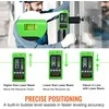 Lazerio imtuvo detektorius su 60 m diapazonu, dvigubas LCD ekranas, konstrukcinis lazerio detektorius, žaliojo lazerio detektorius, raudono spindulio lazerio detektorius