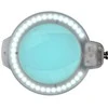 LED didinamoji lempa su stovu, 15.24 cm lęšis, manikiūrui, pedikiūrui, kosmetinėms procedūroms, juoda didinamoji lempa su trikoju