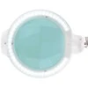 Activeshop Kosmetologinė lempa LED su lupa ir stovu GLOW MOONLIGHT 5D/6 10W Baltas