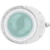 Activeshop Kosmetologinė lempa LED su lupa ir stovu ELEGANTE 60LED 5D 6W Baltas