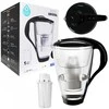 LED stiklo filtro ąsotis 2 l juodas