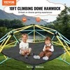 Lipimo kupolo hamakas 3.048 m kupolui, 158 kg, penkiakampis džiunglių sporto aikštelės hamakas, lauko žaidimų įranga, vaikų sūpynės, tinklinis hamakas