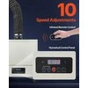 Litavimo dūmų ištraukėjas, 280W, 459 m³/h, 10 greičių, nešiojamas, litavimui, graviravimui, poliravimui, dūmų surinkėjas, dulkių siurbly