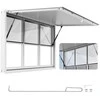 Vevor 152x92 cm kiosko langas su stogeliu maisto furgonui