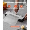 Maisto vakuuminis sandariklis 5 viename, kompaktiškas automatinis maisto taupytuvas, 100 W virtuvės vakuuminis sandariklis