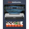 Maisto vakuuminis sandariklis 5 viename, kompaktiškas automatinis maisto taupytuvas, 100 W virtuvės vakuuminis sandariklis
