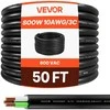 Maitinimo kabelis, guminis prailgintuvas 10 AWG, varinis, lauko darbams, profesionalams