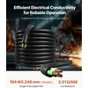 Maitinimo kabelis, guminis prailgintuvas 10 AWG, varinis, lauko darbams, profesionalams