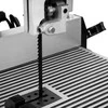 Medienos juostinis pjūklas, tikslus medienos apdirbimo įrankis, 250W variklis, 80mm pjovimo aukštis, stalo pjūklas su dulkių anga