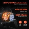 Medienos pjovimo juostinis pjūklas, stalinis, 330 mm, 1100 W, 1.5 AG, metalo pjovimui, hobiui, dirbtuvėms