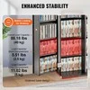 Medijos laikymo spintelė CD ir DVD diskams, reguliuojama lentyna, didelės talpos saugykla, Espresso DVD spintelė, CD organizavimo lentyna, knygų lentyna