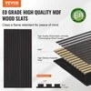 Medinės akustinės panelės 600 x 1200 mm sienų dekoravimui, juodo ąžuolo garso slopinimo panelės, dekoratyvinės garso panelės