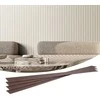Medinės lentelių akustinės panelės 8 vnt, 2450x166 mm, moderniai sienai, matinės baltos garso slopinimo panelės