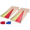 Medinis Cornhole Rinkinys, Nešiojamas Corn Hole Žaidimas, Lauko Kiemos Žaidimas, Šeimos Pramogos, Pupelių Maišelių Mėtymo Žaidimas