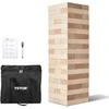 Medinis griūvantis bokšto žaidimas, milžiniškos kaladėlės, pušies medienos šeimos žaidimas, žaidimas viduje ir lauke, 60 dalių rinkinys, kaladėlių žaidimas
