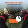 Medžių laipiojimo smaigaliai, aliuminio arboristų įranga medžių genėjimui, vaisių skynimui, profesionalūs laipiojimo spygliai, reguliuojama medžių laipiojimo įranga