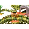 Mega lenktynių trasa 2 x 360 ° Loop Dino World Track 260 el.