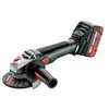 Akumuliatorinis kampinis šlifuoklis Metabo WB 18 LT BL 11-125 Quick; 18 V; 125 mm; 2x5,5 Ah akum.
