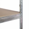 Metalinė sandėliavimo lentyna, tvirta, 222 x 110 x 50 cm, 6 lentynų garažo lentyna, pramoninė lentyna dirbtuvėms