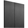 Metalinės skylių plokštės, 2 vnt., 812,8 x 406,4 mm, sieninis laikiklis garažo įrankiams, plieninė skylių plokštė