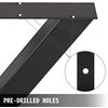 Metalinės stalo kojos 720 x 790 mm, X formos, juodos, tvirtos, kavos staliukui, baro stalui, darbo stalui, virtuvės stalui