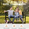 Metalinis sodo suoliukas, lauko suolas su atlošu, kiemo, parko, terasos suoliukas 2 asmenims
