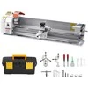 Metalinis tekinimo staklės 220x1000mm, automatinis padavimas, 1250W bešepetėlis variklis, tikslus stalinis tekinimo įrenginys, metalo apdirbimo staklės, mini tekinimo staklės