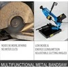 Metalo juostinis pjūklas, medienos, metalo ir plastiko pjovimui, 1000W stalinis juostinis pjūklas, nešiojamas metalo pjovimo pjūklas