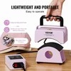 Mini kepurių terminio presavimo mašina kepurėms, 5,9 x 3,15 colio plokštė, nešiojamas kepurių terminis presas, violetinis kepurių presas, kepurių spausdinimo mašina