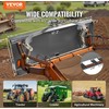Mini krautuvo tvirtinimo plokštė, universalus 3 taškų adapteris, žemės ūkio padargų jungtis, sunkiasvorė plieninė plokštė, mini krautuvo plūgo tvirtinimas