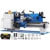 Mini metalo tekinimo staklės 300 mm, kintamo greičio metalo apdirbimo tekinimo staklės, stalinės tekinimo staklės, metalo tekinimo staklės