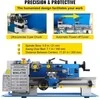 Mini metalo tekinimo staklės 300 mm, kintamo greičio metalo apdirbimo tekinimo staklės, stalinės tekinimo staklės, metalo tekinimo staklės