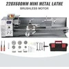 VEVOR Mini metalo tekinimo staklės su kintamu greičiu