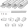 Vevor Mini split oro kondicionieriaus vamzdžio dangtis PVC baltas