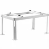 Mini Split antžeminis stovas kondicionieriams ir šilumos siurbliams, reguliuojamas antivibracinis sunkiasvoris lauko bloko laikiklis, 200 kg galia, 850x430x400 mm
