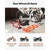 Motociklo galinio rato stovas, 385 kg apkrova, universalus Suzuki Yamaha Honda Kawasaki, raudonas keltuvas, remonto stovas