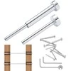 Nematomas trosų turėklų komplektas 3.2mm plieniniams lynams, metaliniams stulpams, nerūdijančio plieno, DIY turėklai, metaliniai turėklai